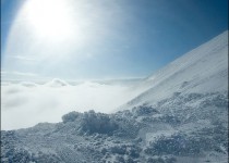 лунный карпатский пейзаж