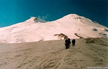 восхождение, рассвет рассвет по пути на вершину