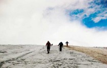 тропа по леднику тропа по леднику