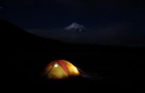 звезная ночь на эльбрусе