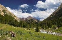 река Кызыл Су долина реки кызыл су