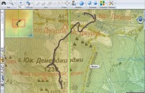 Трек маршрута похода по Крыму Джурла – Южная Демерджи.