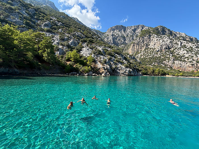закат на пляже