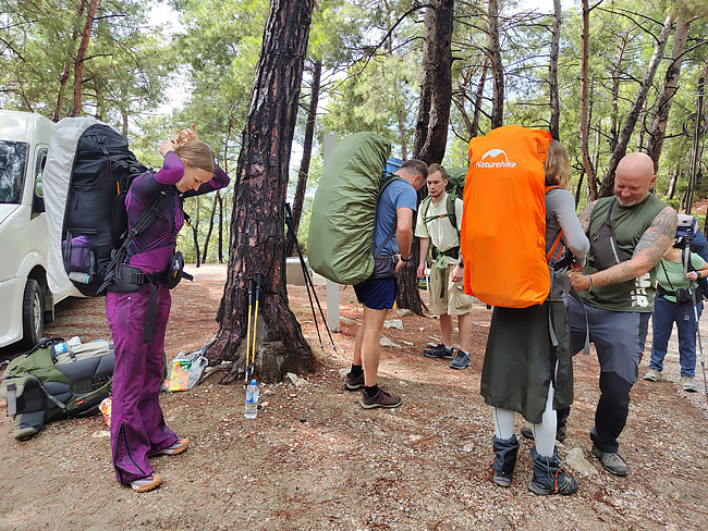 старт похода старт похода