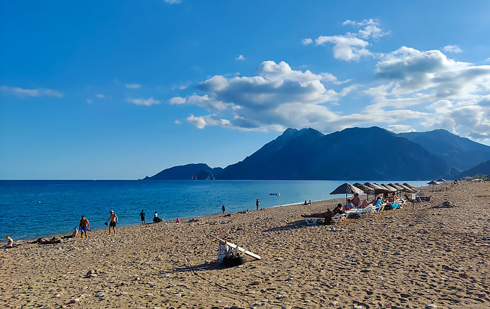 морской пляж