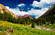 река Кызыл Су долина реки кызыл су