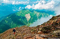 виды на Пик Бзерпь виды на Пик Бзерпь