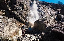 водопад с ледника водопад с ледника