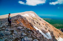 на вершине Оштена на вершине Оштена