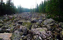 морена по дороге к нургушу морена на склонах нургуша